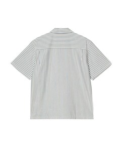 Heren overhemd korte mouw ecru