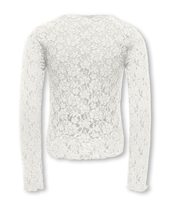 Meisjes longsleeve ecru