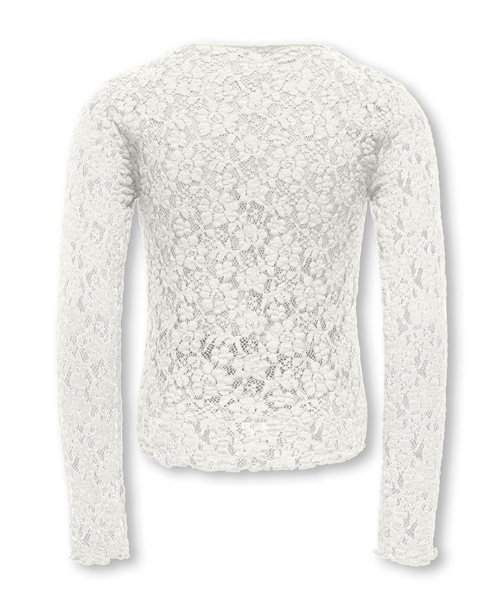 Meisjes longsleeve ecru
