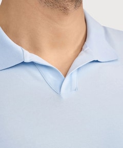 Heren polo blauw