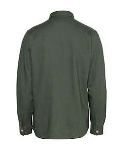 Heren overhemd lange mouw groen