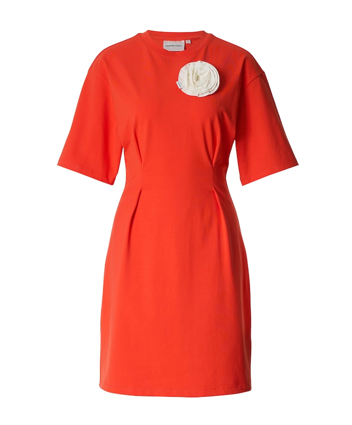 Dames jurk oranje