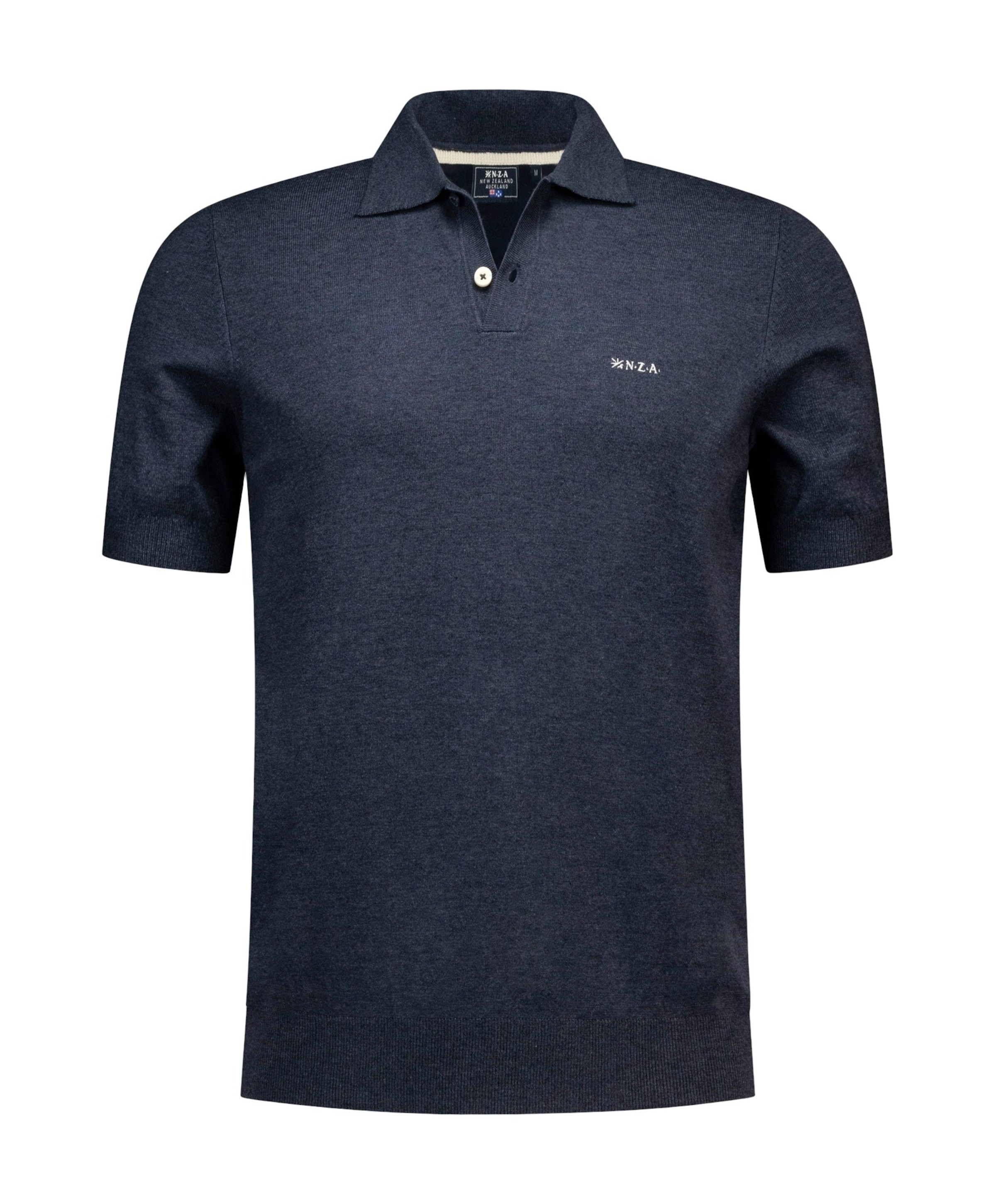 Heren polo blauw