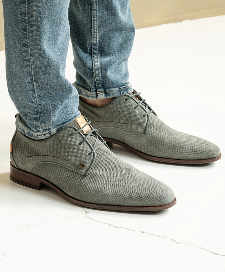 GREG WALL SUE heren veterschoenen groen