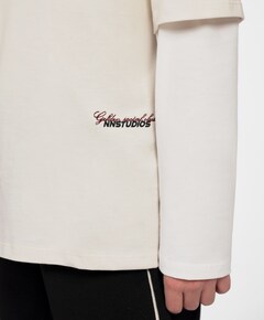 Jongens longsleeve ecru
