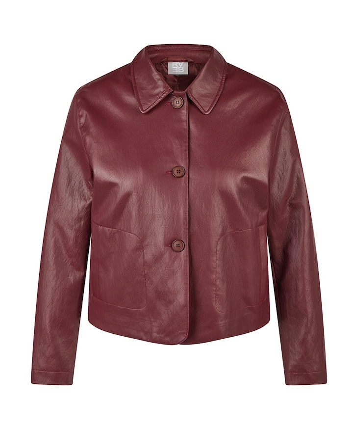 Dames jas bordeaux
