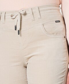 Tessy Velvet dames broek beige