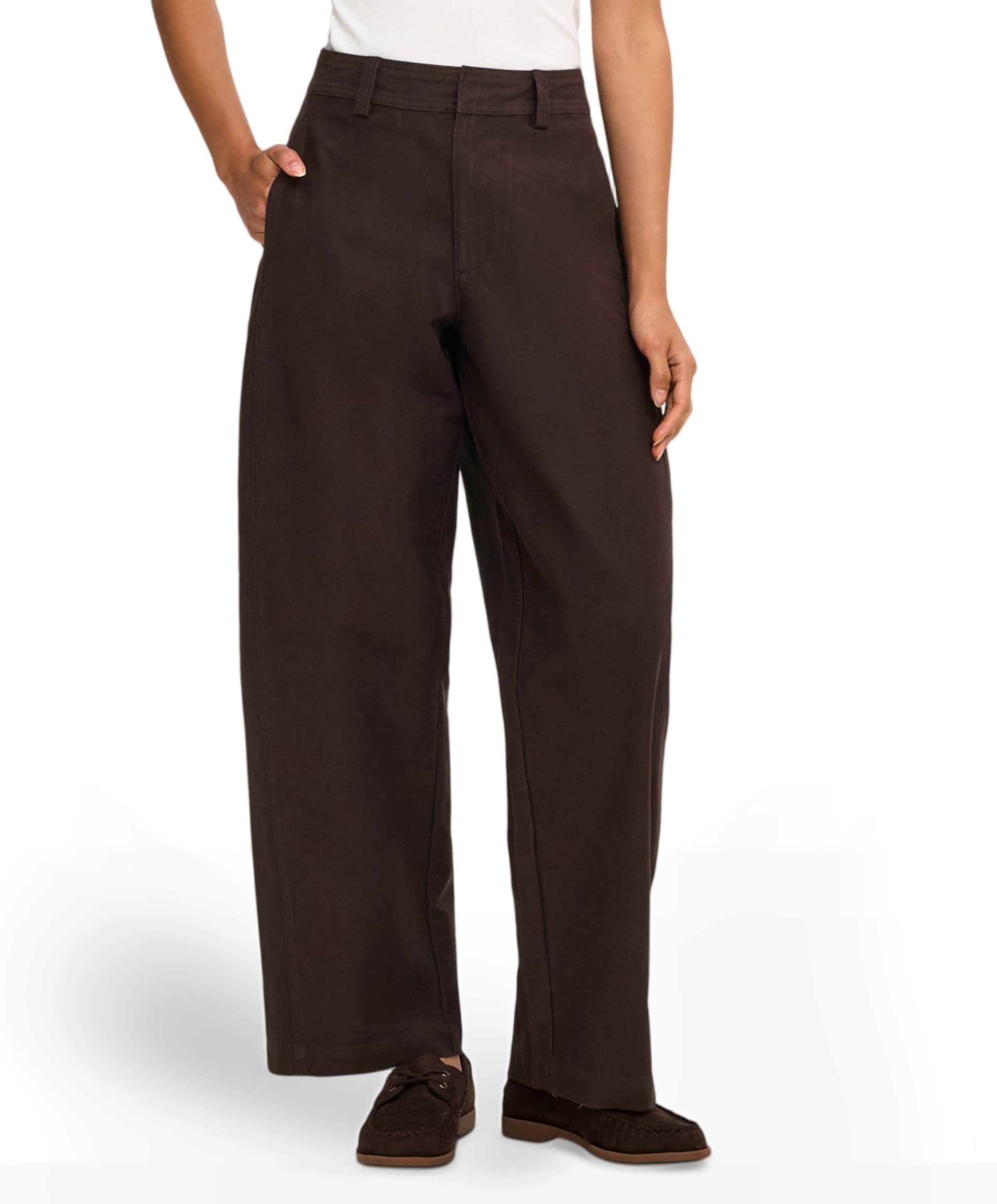 ONLCLAIR MW BARREL PANT PNT NOOS dames broek bruin
