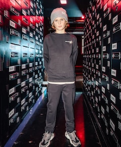 Jongens sweater grijs