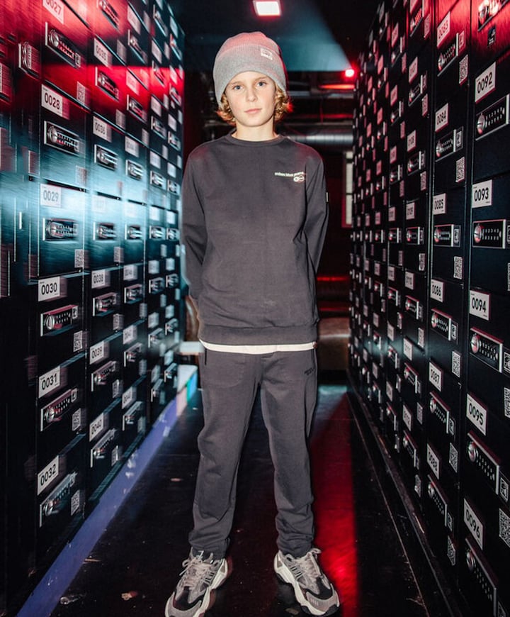 Jongens sweater grijs