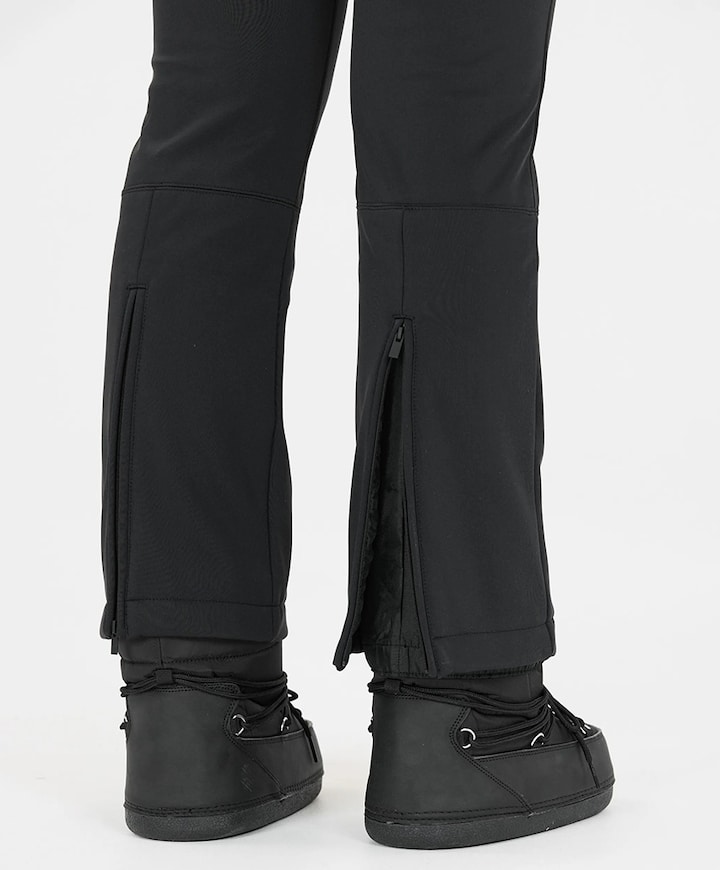 Vikki W Softshell Pants dames skibroek zwart
