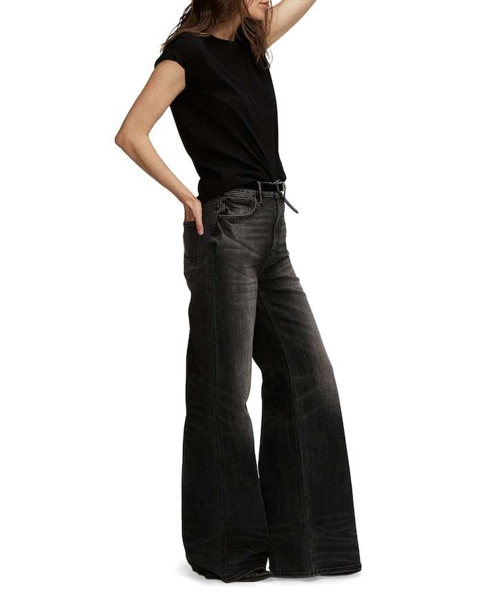 MIKU REIKO dames jeans grijs