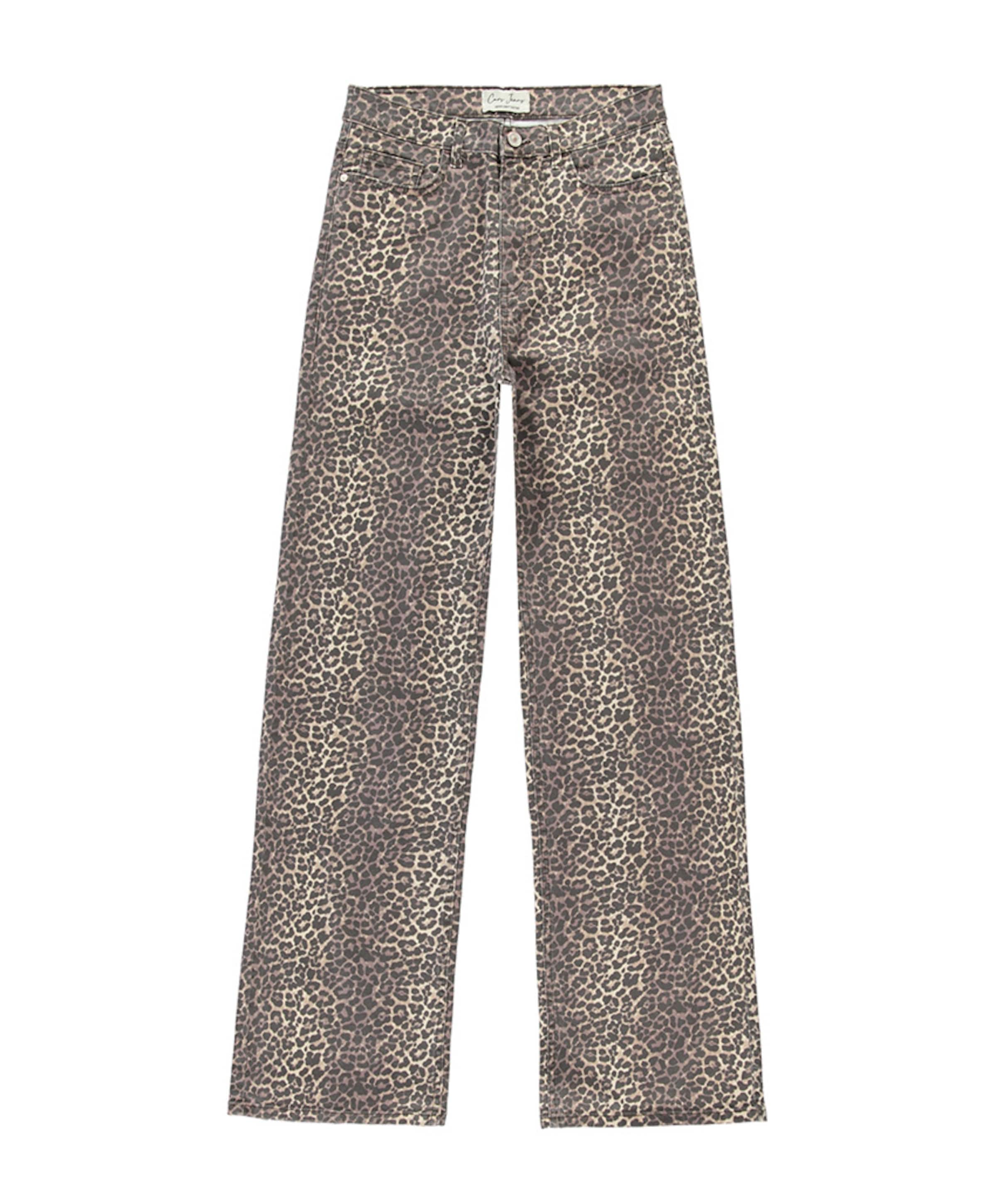 YARA Stretch Leopard broek bruin