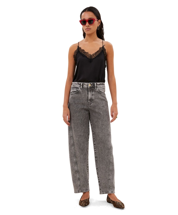 begum grey dames jeans grijs