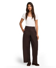 ONLCLAIR MW BARREL PANT PNT NOOS dames broek bruin