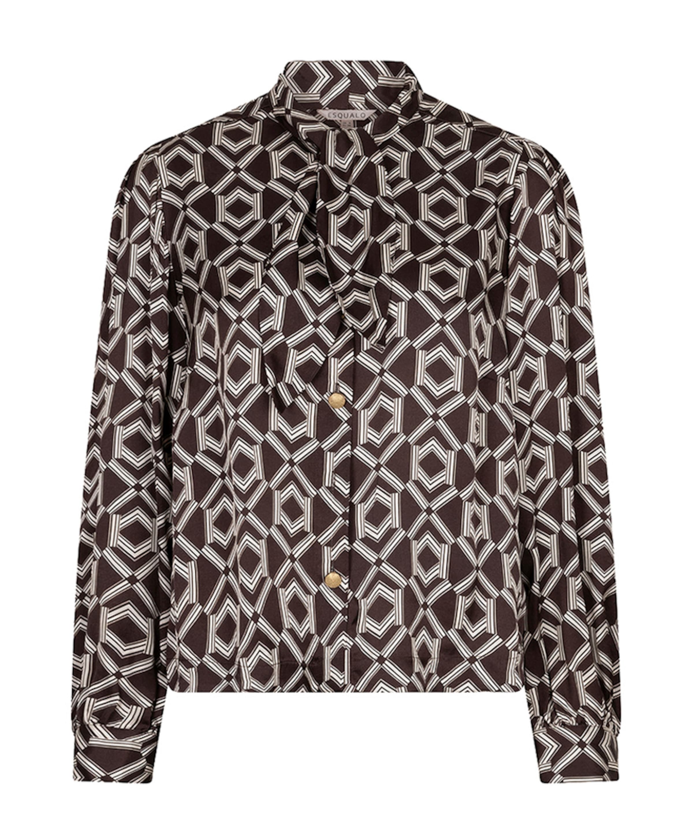 Dames blouse bruin