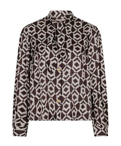 Dames blouse bruin
