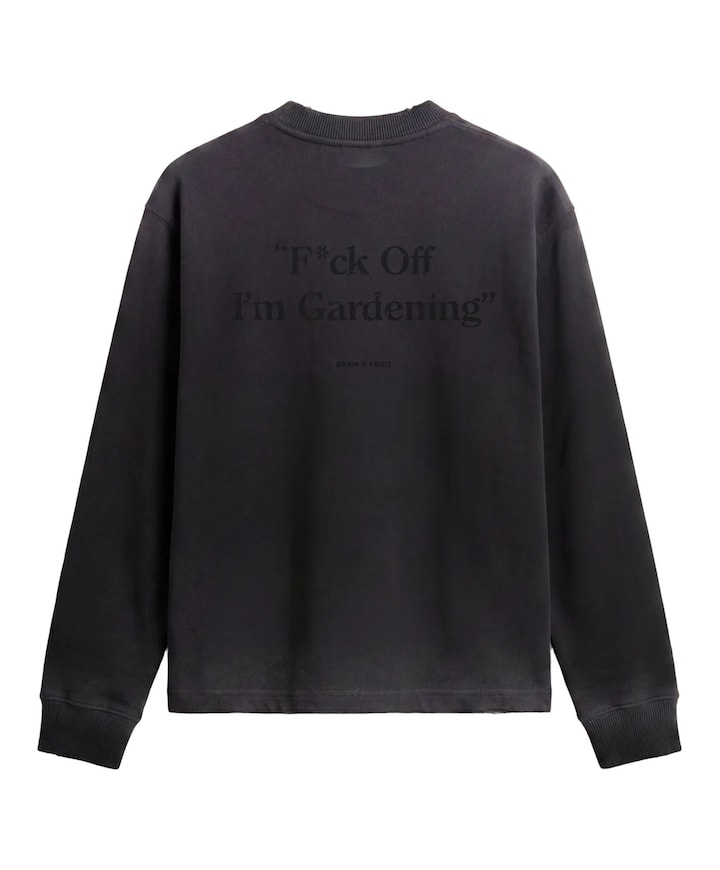 Heren longsleeve zwart