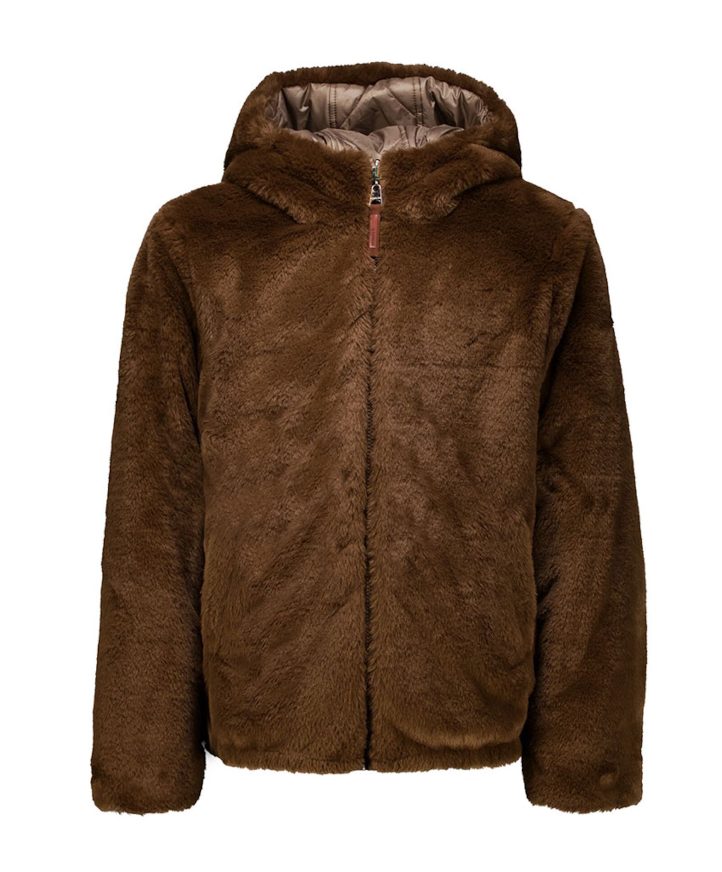 Meisjes jas bruin