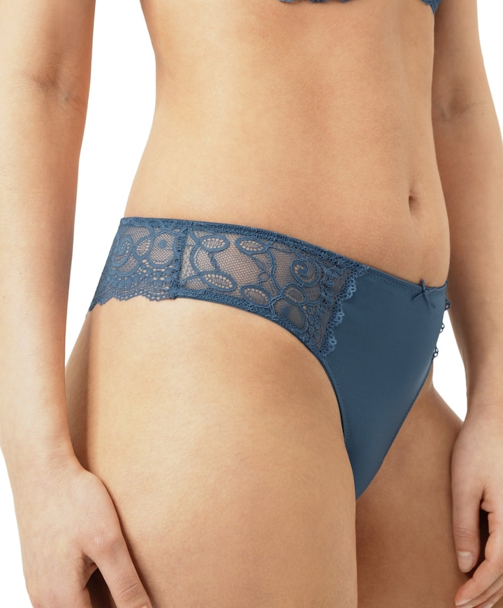 Dames string blauw