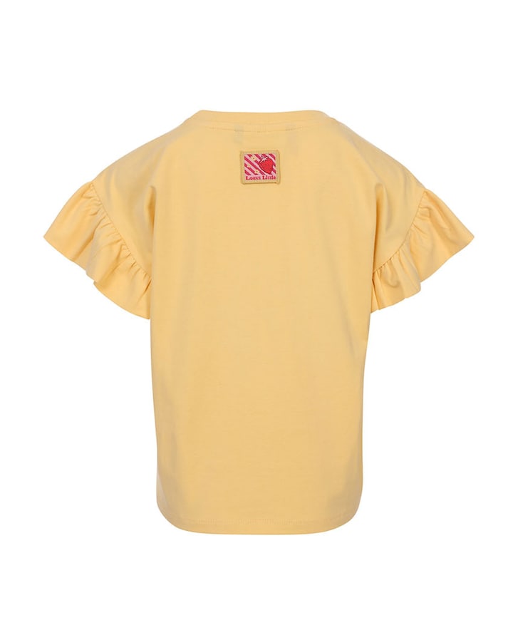 Meisjes T-shirt geel