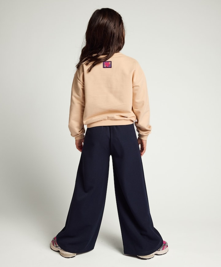 Little pantalon meisjes pantalon blauw
