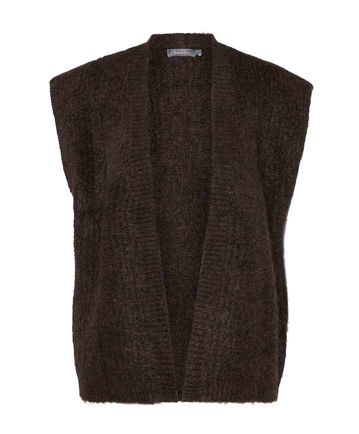 Dames gilet bruin
