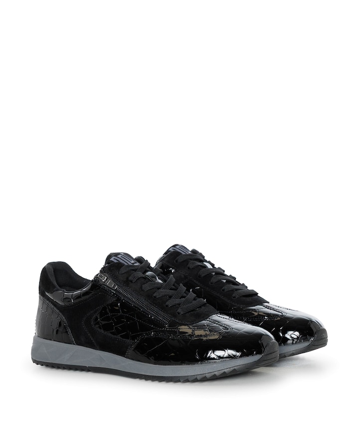 Janett dames sneakers zwart