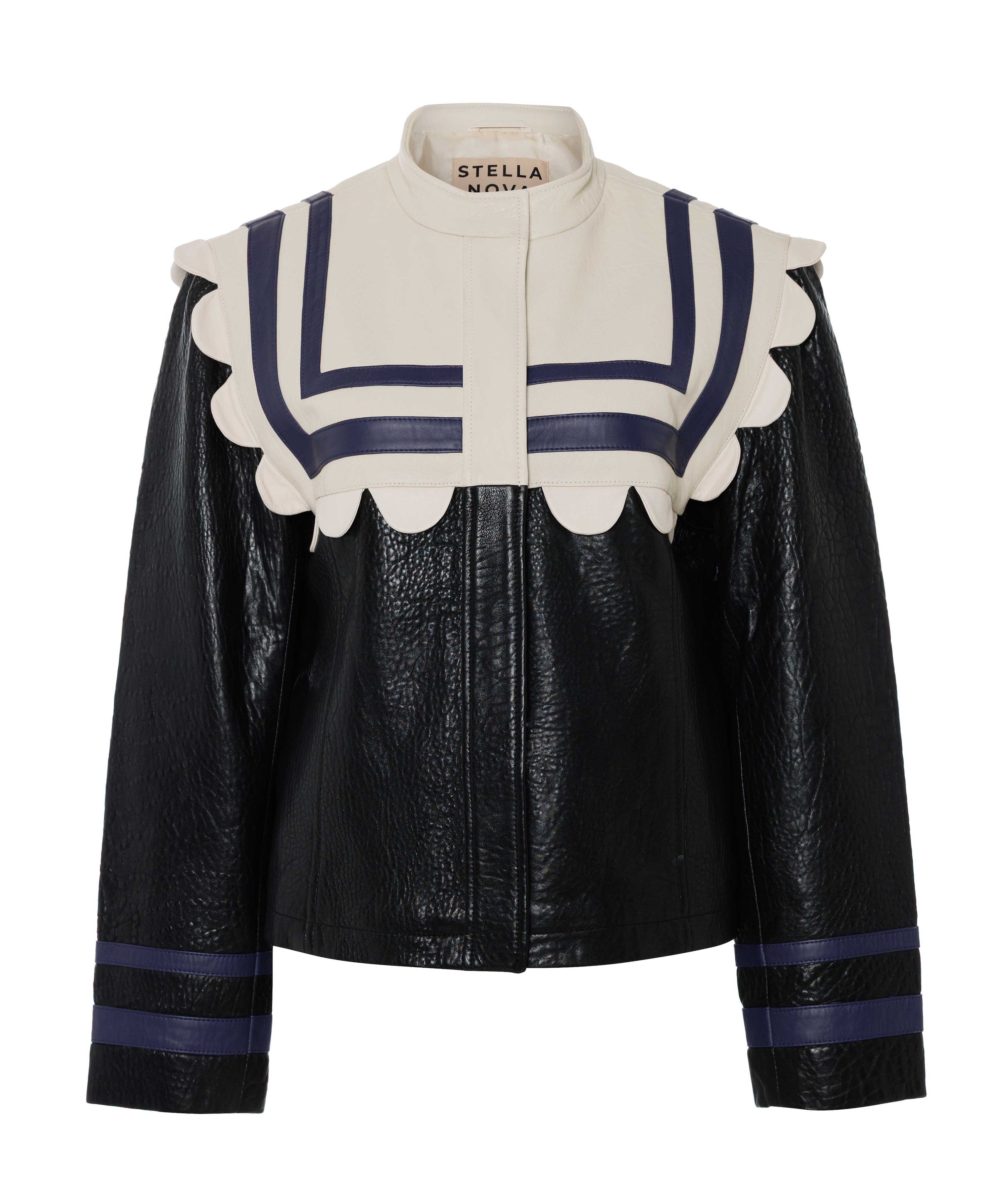 Dames leren jas zwart