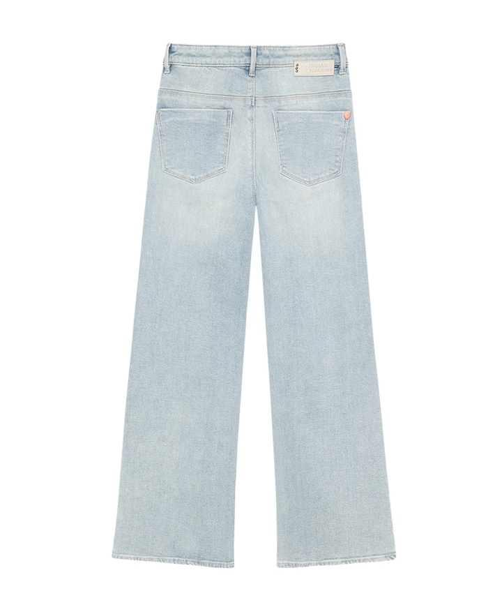 Wide Fit Light Denim meisjes jeans blauw