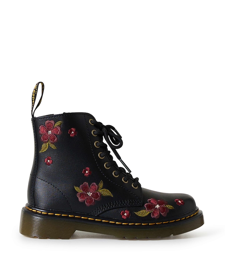 1460 J meisjes boots zwart