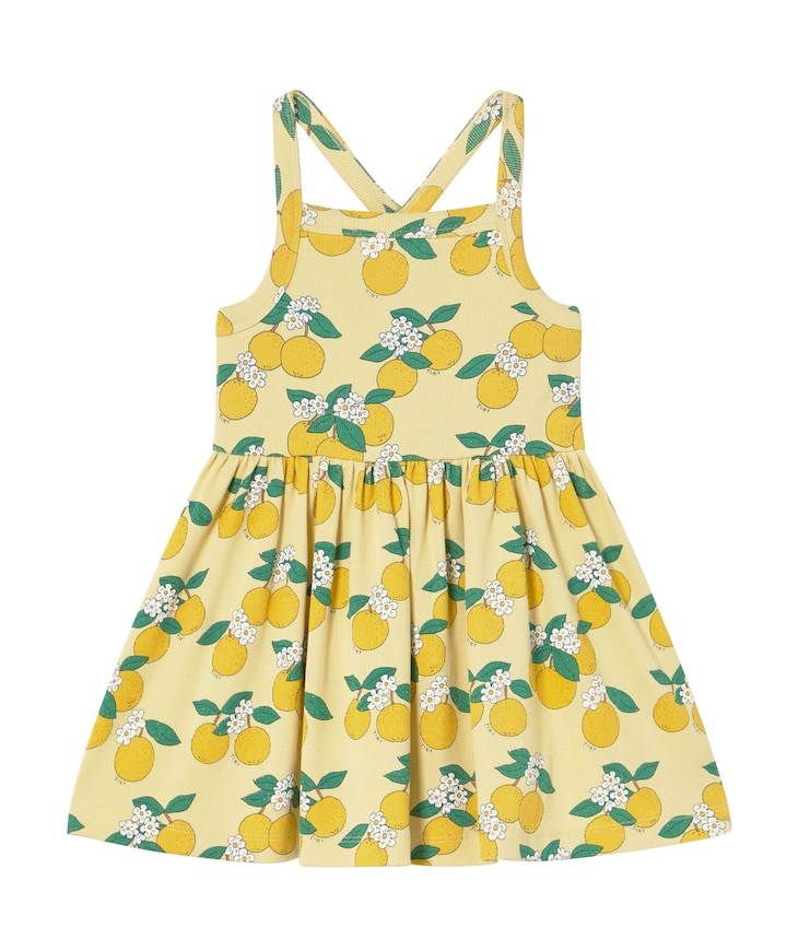 Meisjes jurk geel