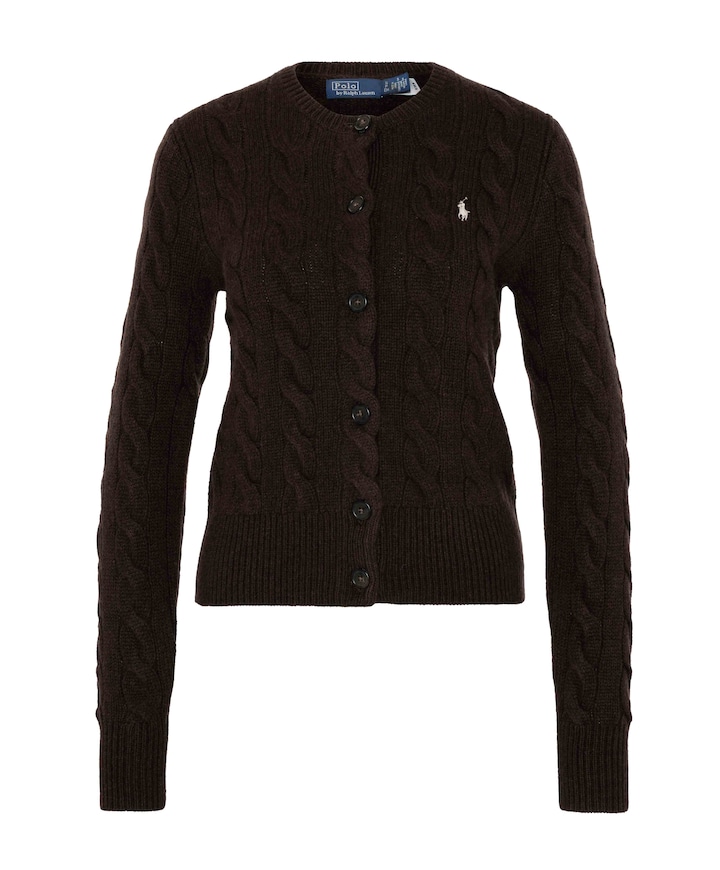 Dames vest bruin