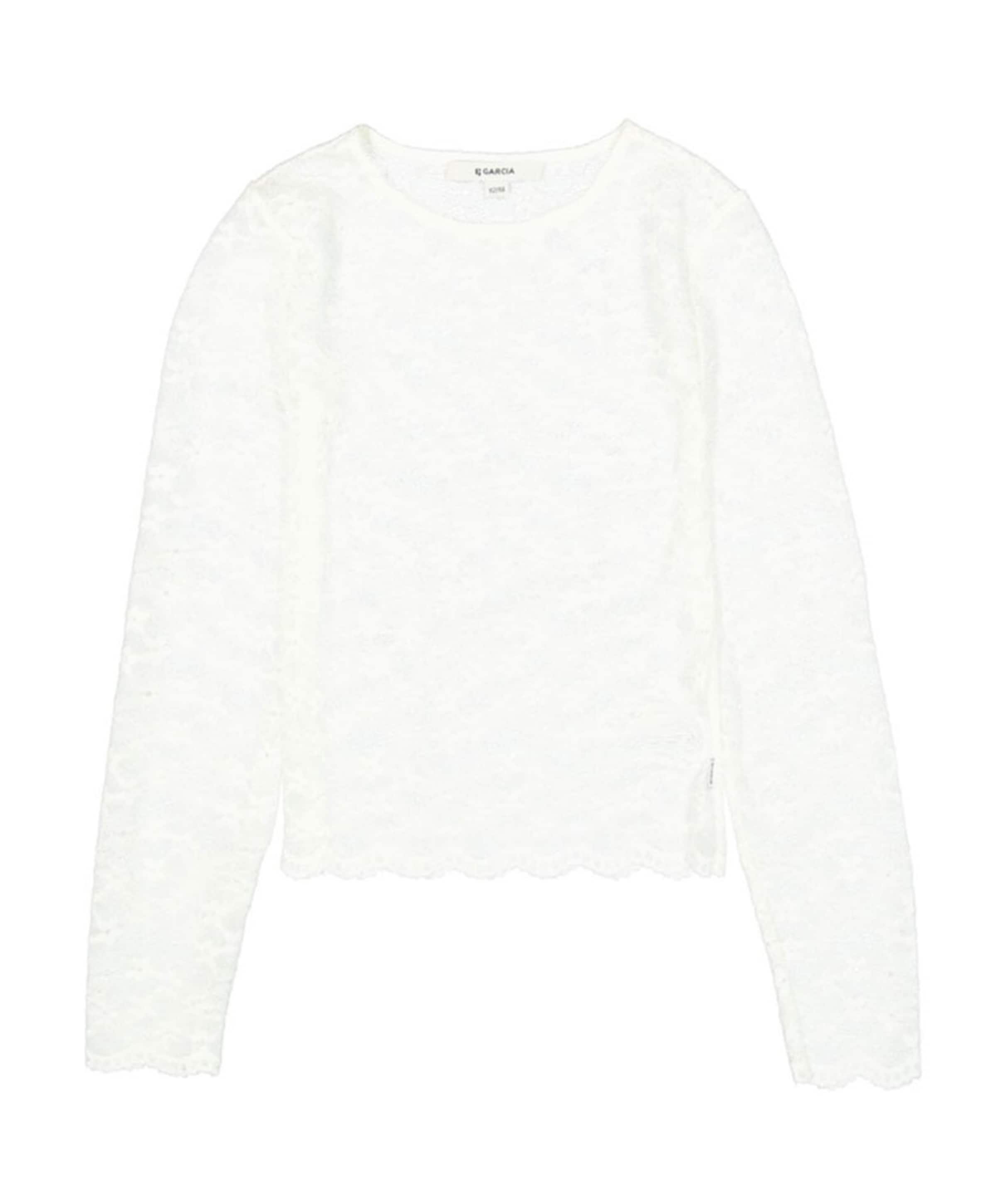 Meisjes longsleeve ecru