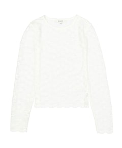 Meisjes longsleeve ecru