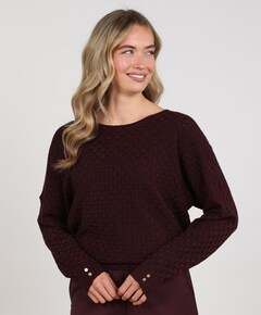 Dames trui bordeaux