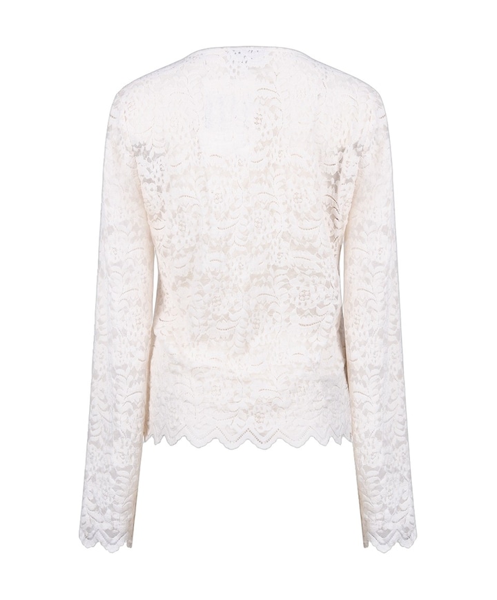 Dames top ecru
