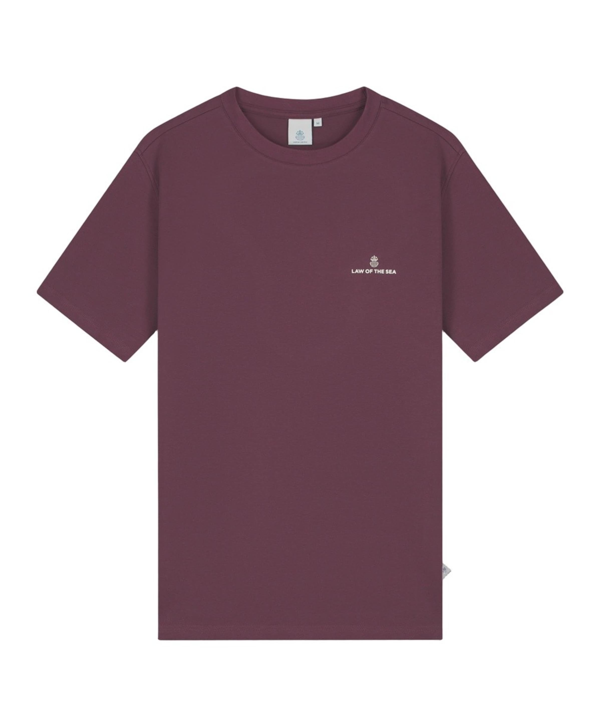 Heren T-shirt bordeaux