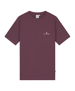 Heren T-shirt bordeaux