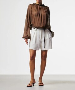 Dames blouse bruin