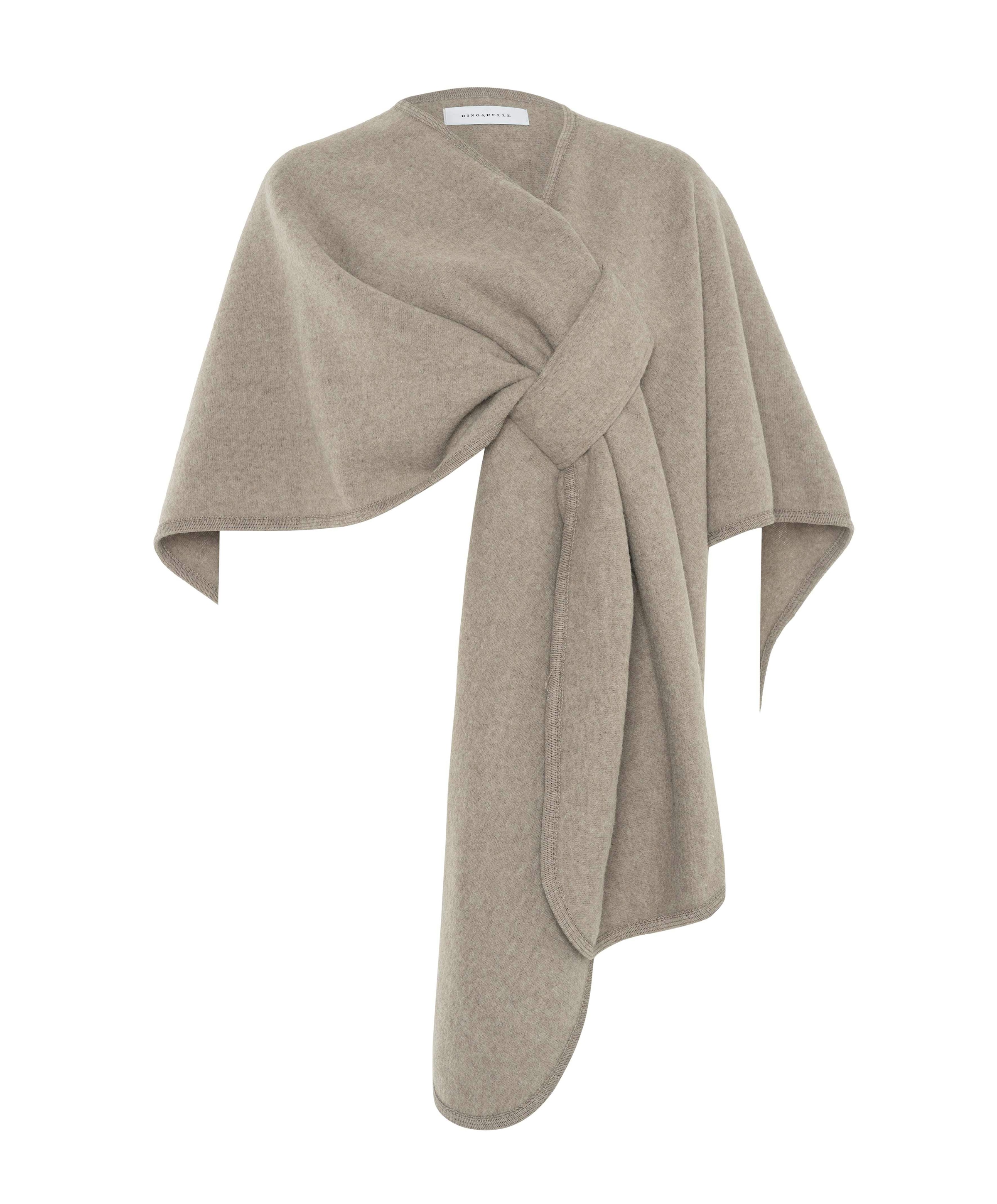 Dames cape beige