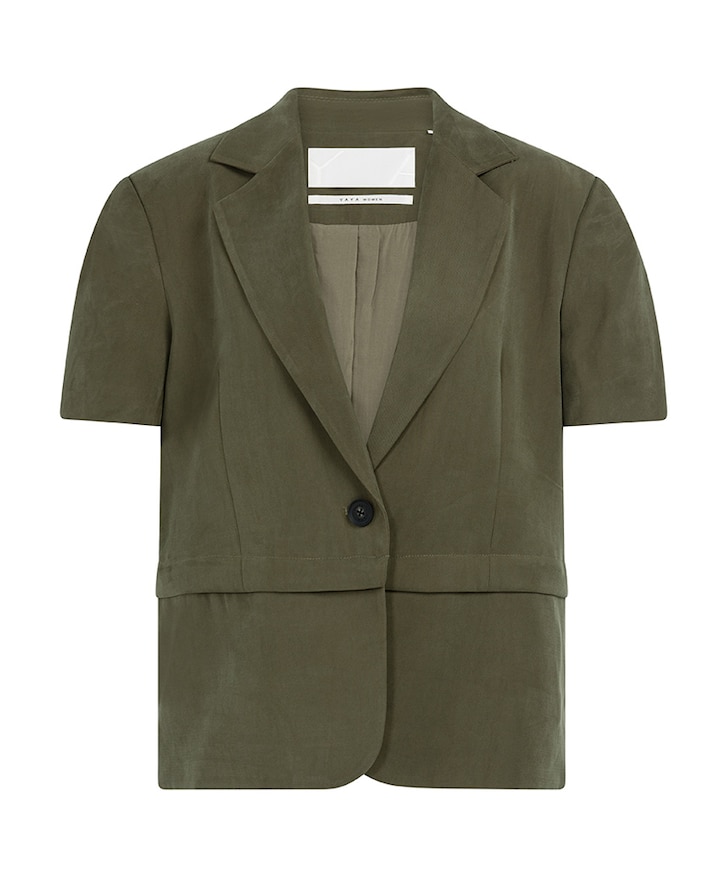 Dames blazer groen