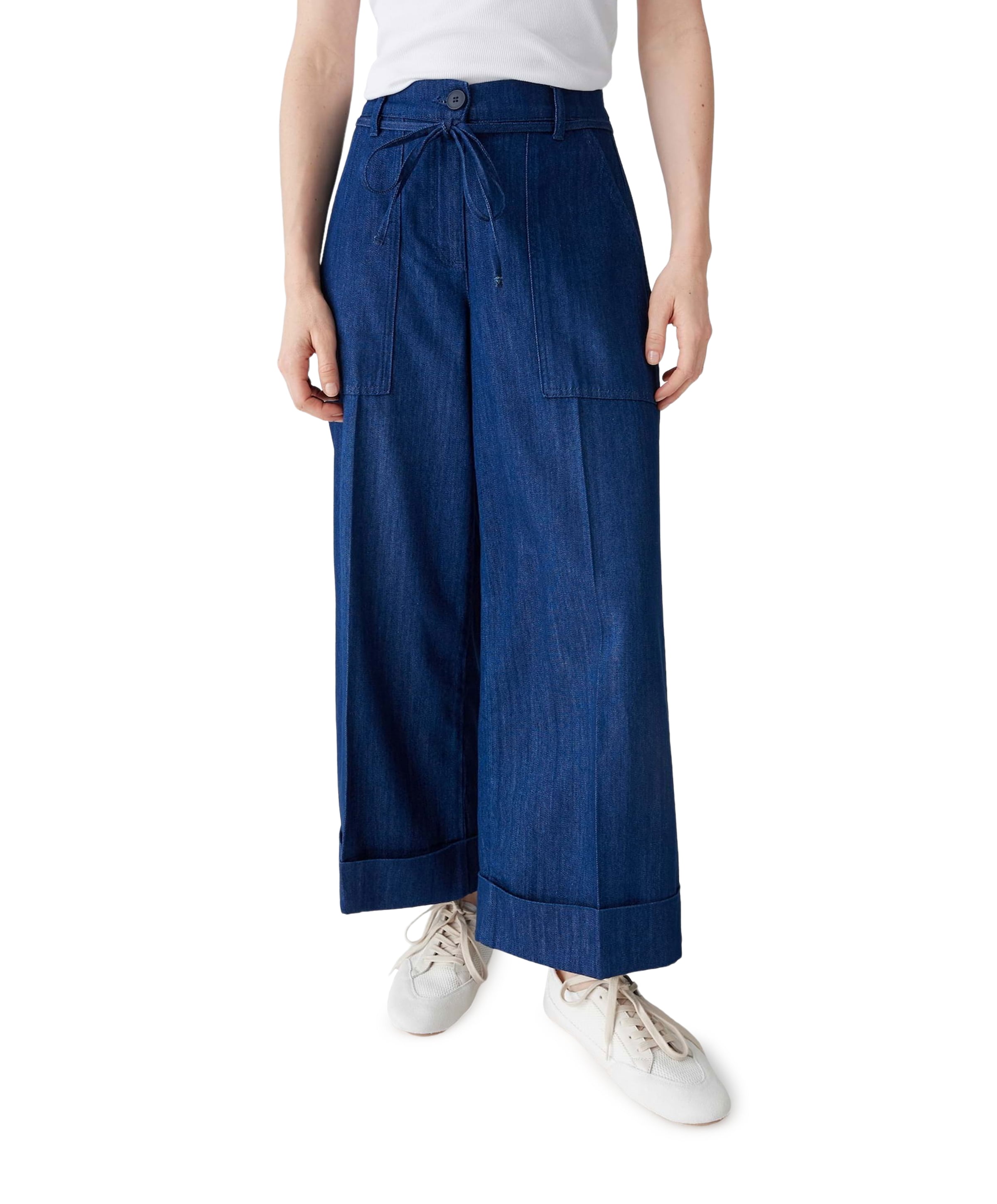 Meeri joy dames broek blauw