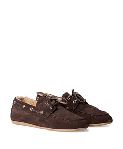 dames loafers bruin
