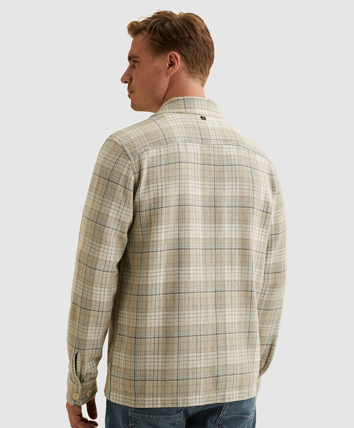 Heren overshirt beige