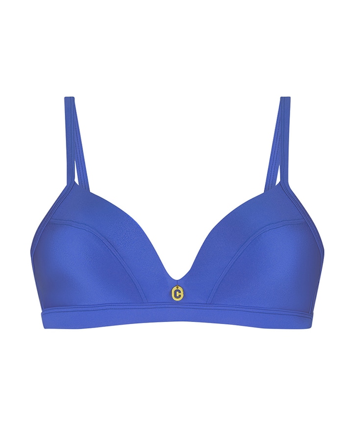 Dames bikinitop blauw