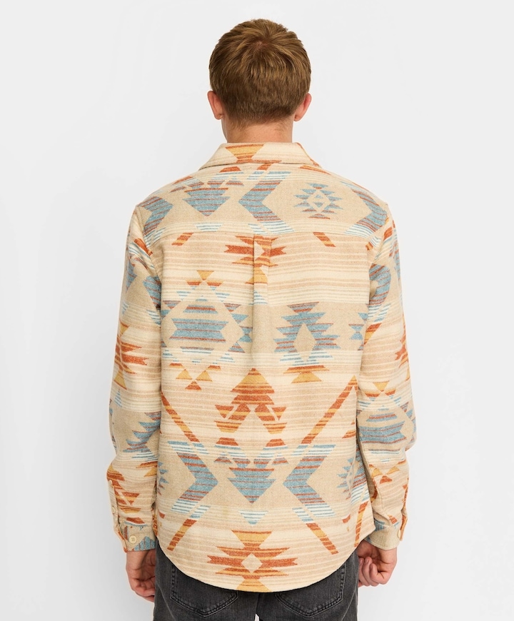 Heren overshirt blauw