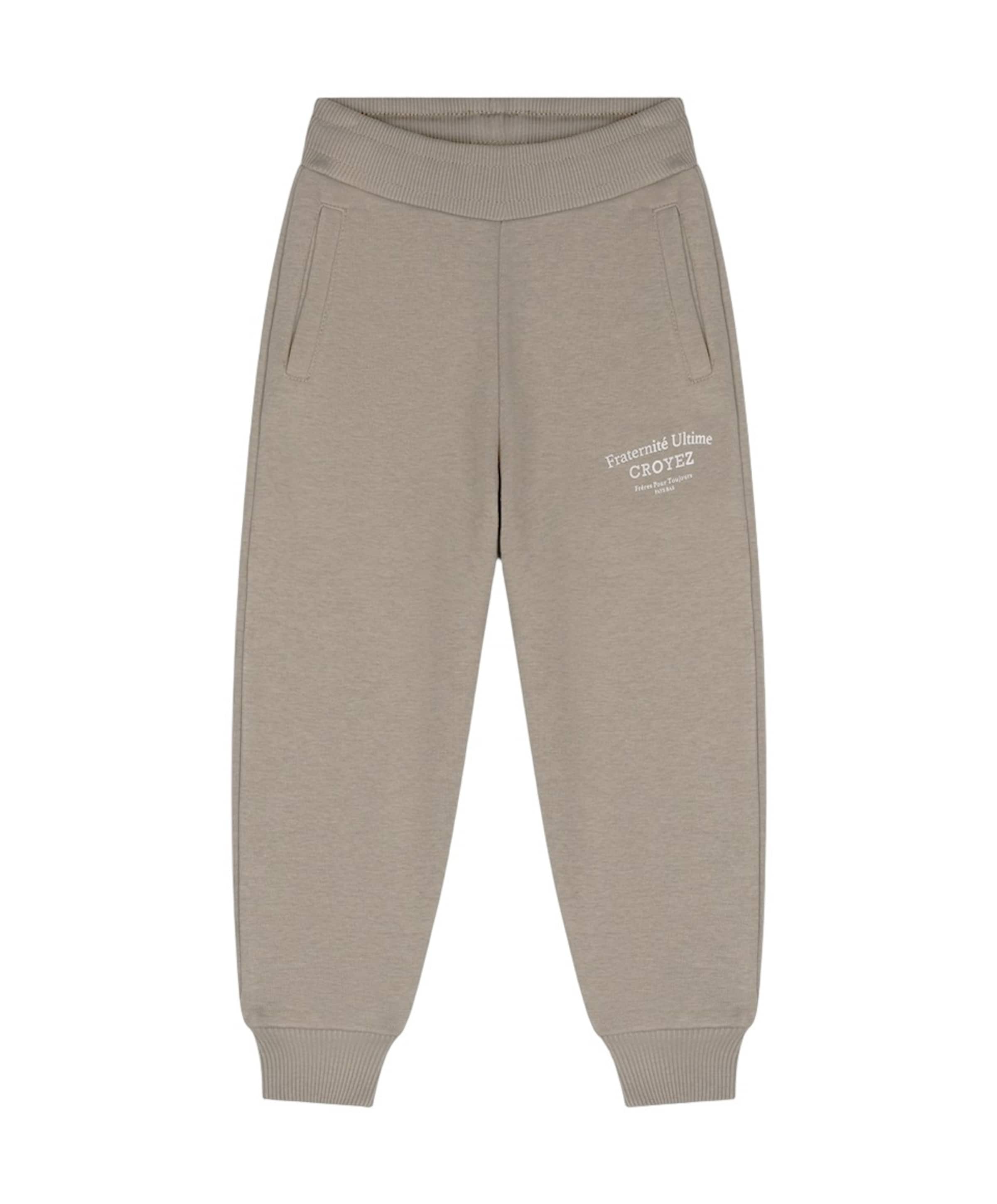 Croyez Mini Fraternité Sweatpants jongens broek grijs