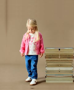Meisjes vest roze
