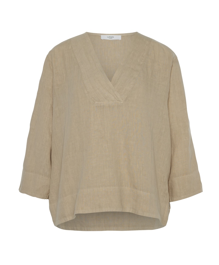 Dames blouse beige